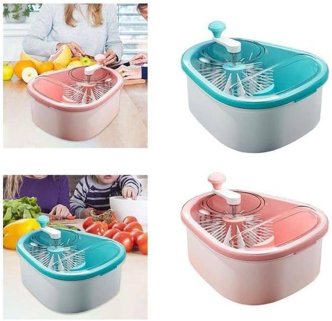 Manual Fruit & Vegetable Washer Bowl | Crystal-Clear Fruit Washing Basket