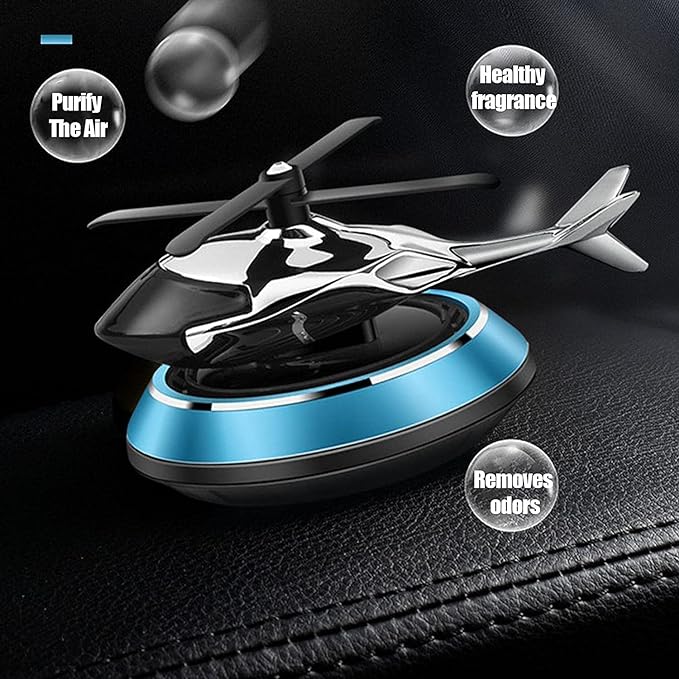 Helicopter Car Air Freshener Odor Eliminator & Air Purifier