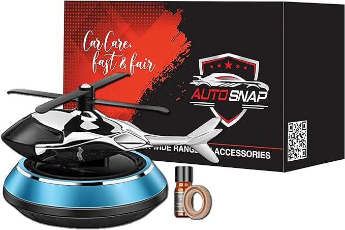 Helicopter Car Air Freshener Odor Eliminator & Air Purifier