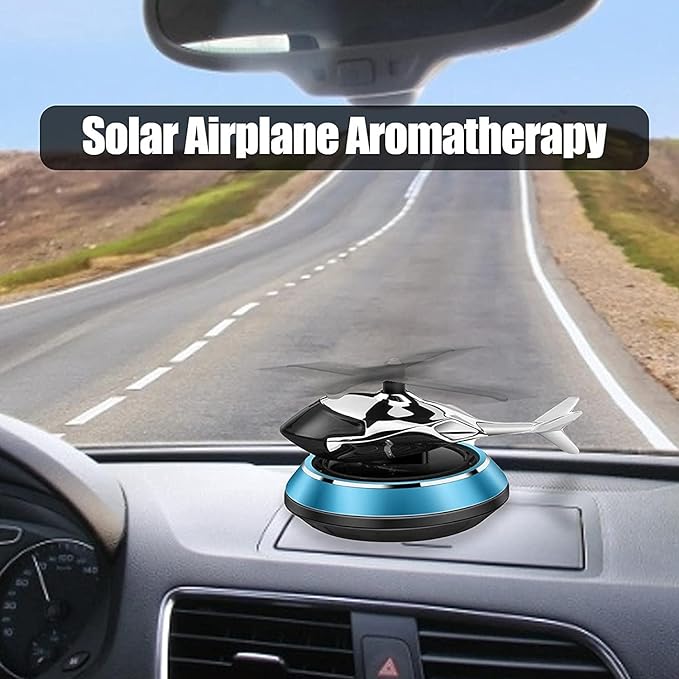Helicopter Car Air Freshener Odor Eliminator & Air Purifier