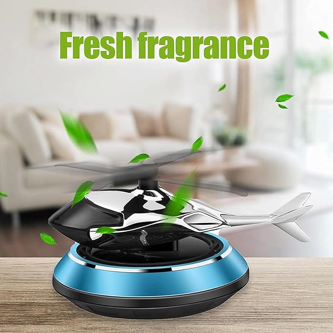 Helicopter Car Air Freshener Odor Eliminator & Air Purifier